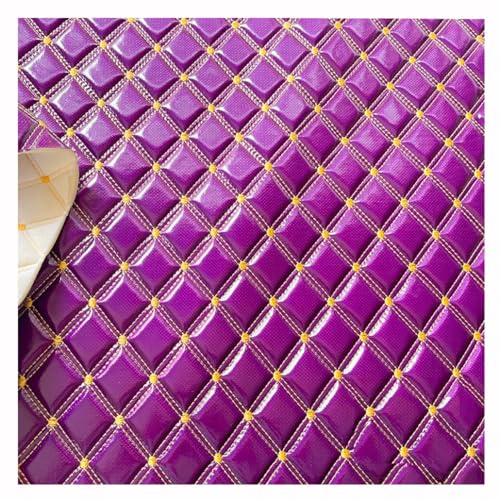 Kunstleder Gesteppt Meterware Polsterstoff Möbelstoff Gesteppt Kaschiert Leder Polsterstoff Stoff Kunstleder Polsterstoff Bezugsstoff Lederoptik Als Polster-Stoff/Sitzbezug für Den Innen(Purple,1.4X6m Kunstleder Gesteppt Meterware Polsterstoff Möbelstoff Gesteppt Kaschiert Leder Polsterstoff Stoff Kunstleder Polsterstoff Bezugsstoff Lederoptik Als Polster-Stoff/Sitzbezug für Den Innen(Purple,1.4X6m von Generic