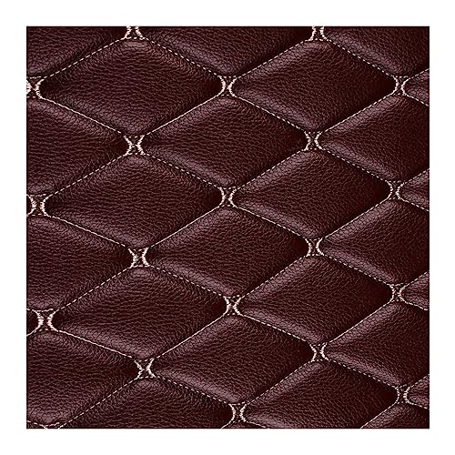 Kunstleder Leder Meterware Polsterstoff Stoff 160cm Bezugsstoff Rot(Size: 1.6x1m/5.25x3.28ft)(Brown,1.6x10m) von Generic