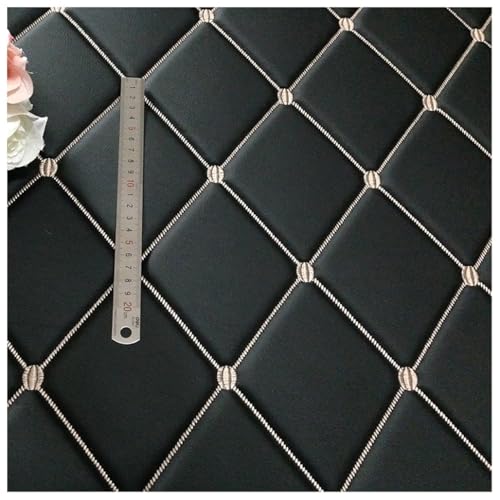 Kunstleder Lederkonzept Kunstleder Polsterstoff Gesteppt Kaschiert Meterware Möbelstoff Dekostoff(Black,1.38X8m) von Generic