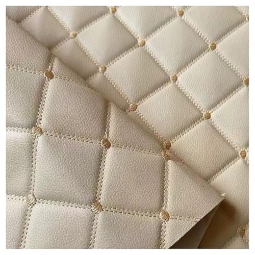 Kunstleder Lederkonzept Kunstleder Polsterstoff Gesteppt Kaschiert Meterware Möbelstoff Dekostoff, Für Polstermöbel, Handwerk # Size: 1.6x1m/63x39.4inch(Skin Tone,1.6x6m) von Generic