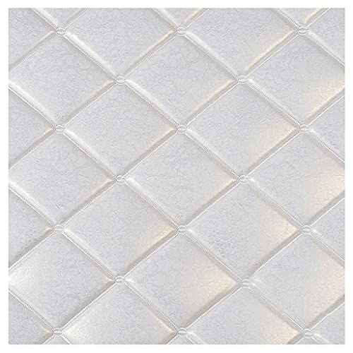 Kunstleder Lederkonzept Kunstleder Polsterstoff Gesteppt Kaschiert Meterware Möbelstoff Dekostoff, Leder Reparatur Patch Set(White15,1.38X2m) von Generic