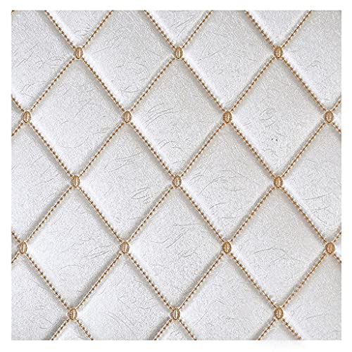 Kunstleder Lederkonzept Kunstleder Polsterstoff Gesteppt Kaschiert Meterware Möbelstoff Dekostoff, Leder Reparatur Patch Set(White18,1.38X2m) von Generic