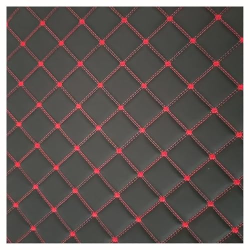 Kunstleder PVC Leder Lederkonzept Polsterstoff Gesteppt Kaschiert Meterware Möbelstoff Dekostoff,Möbel Textil Meterware(Black,1.4X9m) von Generic