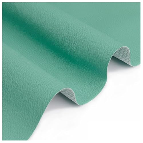 Kunstleder Polsterstoff Kaschiert Meterware MöBelstoff FüR SäMtliche Polsterarbeiten,Autos,Boote,Dekorationen 160 cm Breit 1m Meterware verkauft(Lake blue,1.6X4m) von Generic