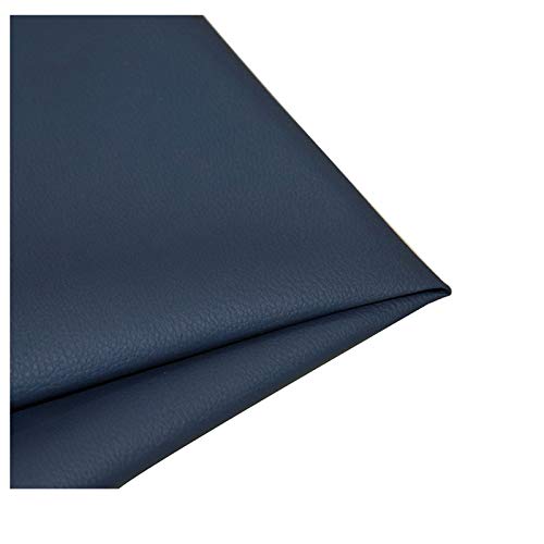 Kunstleder Polsterstoff Meterware FüR Möbel Sofa Stuhl Autos Polsterarbeiten Autos Dekorationen,Tasche, Hut, Schmuck(Navy,1.6X6m) von Generic