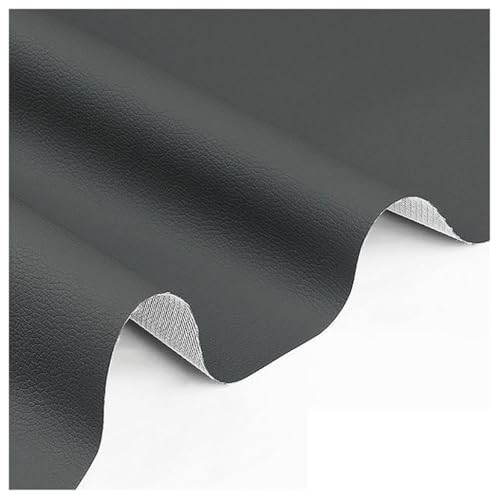 Kunstleder Polsterstoff Meterware FüR Möbel Sofa Stuhl Autos Polsterarbeiten Autos Dekorationen DIY Basteln Nähen 160 cm Breit Meterware Verkauft(Dark grey,1.6X1m) von Generic