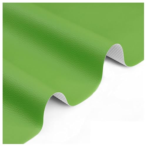 Kunstleder Polsterstoff Meterware FüR Möbel Sofa Stuhl Autos Polsterarbeiten Autos Dekorationen DIY Basteln Nähen 160 cm Breit Meterware Verkauft(Green,1.6X1m) von Generic