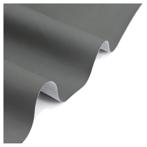 Kunstleder Polsterstoff Meterware FüR Möbel Sofa Stuhl Autos Polsterarbeiten Autos Dekorationen DIY Basteln Nähen 160 cm Breit Meterware Verkauft(Light grey,1.6X2m) von Generic
