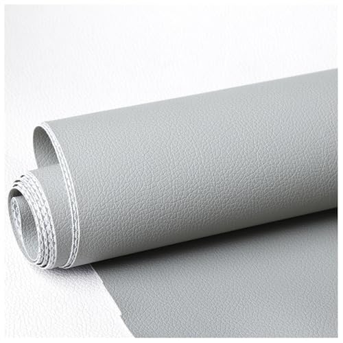 Kunstleder Polsterstoff Meterware FüR Möbel Sofa Stuhl Autos Polsterarbeiten Autos Dekorationen DIY Basteln Nähen 160 cm Breit Meterware Verkauft(Off-grey,.6X6m) von Generic