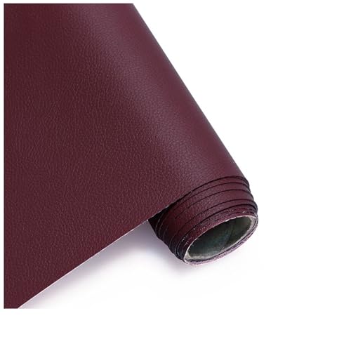 Kunstleder Stoff 160x100cm PU Weich Polsterstoff Für Möbelveredelung, Sofa, Stuhl, Autositzbezug(Chocolate,1.6X8m) von Generic