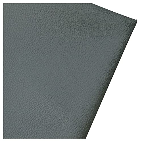 Kunstleder Stoff Einfarbig Kunstleder Polsterstoff 160x100cm zum Nähen DIY Basteln, Haarschleifen, Sofa Stuhl Sitzbezug DIY-Material(Gray,1.6X10m) von Generic