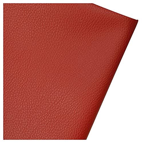 Kunstleder Stoff Einfarbig Kunstleder Polsterstoff 160x100cm zum Nähen DIY Basteln, Haarschleifen, Sofa Stuhl Sitzbezug DIY-Material(Wine red,1.6X10m) von Generic
