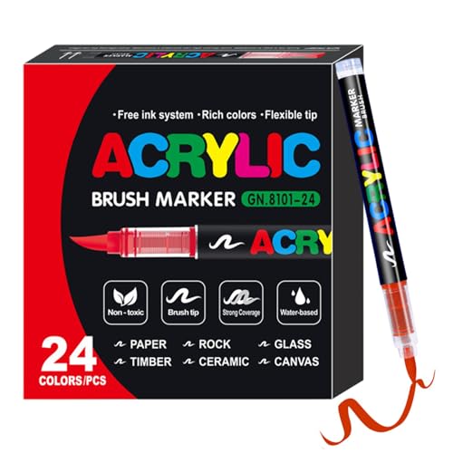 Kunstmarker-Set, Skizzier- und Zeichnungsmarker, Marker zum Malen, Skizzieren, Zeichnen,Direkter flüssiger Softhead-Marker Direkter flüssiger Softhead-Marker Direkter flüssiger Softhead-Marker von Generic