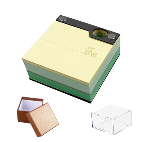 Kunstnotizblock aus Papier, Notizblock, Lucky Fish Art Memo Pad Haftnotizen mit Stifthalter – abnehmbarer Notizblock, Papierschnitzerei, dekorative Ornamente, Geschenke Kunstnotizblock aus Papier, Notizblock, Lucky Fish Art Memo Pad Haftnotizen mit Stifthalter – abnehmbarer Notizblock, Papierschnitzerei, dekorative Ornamente, Geschenke von Generic