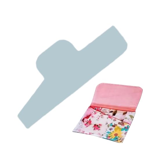 Kurze Geldbörsen-Acryl-Vorlage, Brieftaschen-Modell – Acrylmodell für Karteninhaber | Handgemachte Acryl-Brieftasche aus Leder, Motiv Ledertasche, Schablonen-Set von Generic