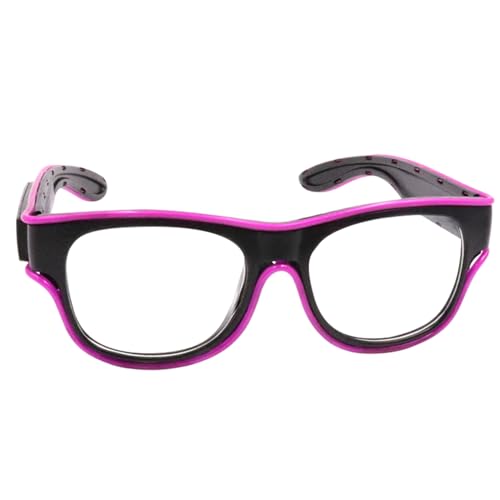 LED-Brille - LED Neon Brille | Lichteffekt Zubehör für Erwachsene Kostümpartys Hochzeit Geburtstag Festival Karneval LED-Brille - LED Neon Brille | Lichteffekt Zubehör für Erwachsene Kostümpartys Hochzeit Geburtstag Festival Karneval von Generic