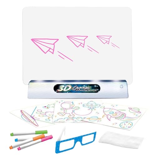 LED-Schilderblock für Kinder, glänzendes Zeichenbrett, beleuchtetes Panel für Malerei, Schreibweise, Verfolgung und Zeichensperre, fluoreszierende Maltafel von Generic