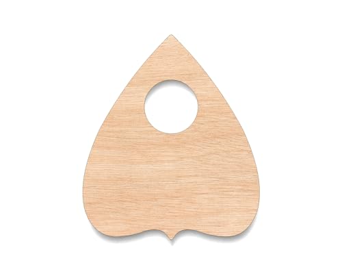 La Planchetta - Unlackierter Holzausschnitt zum Bemalen, Ouija-Brett mit Planchette, Ouija Planchette - Ideal für DIY Handwerk und Kunstprojekte, 0,3 cm Dicke La Planchetta - Unlackierter Holzausschnitt zum Bemalen, Ouija-Brett mit Planchette, Ouija Planchette - Ideal für DIY Handwerk und Kunstprojekte, 0,3 cm Dicke von Generic