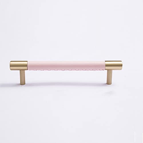 Länge 10,15'' Weiche Ledergriffe Nordischer Schranktürgriff Schwarz Pink Mintgrün Knöpfe für Kommodenschubladen Möbelbeschläge C 1640 128 Fen von Generic