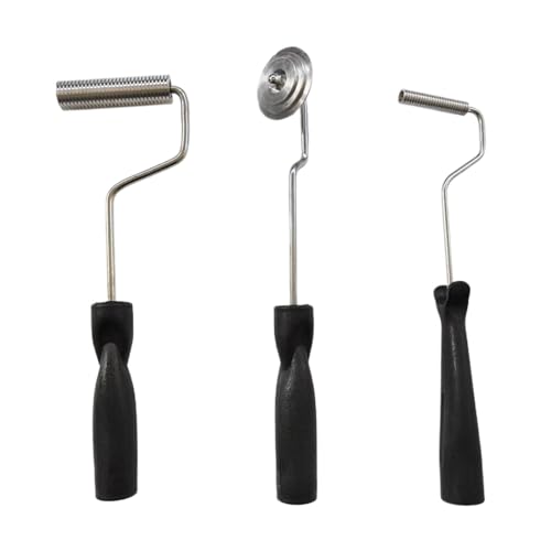 Laminatrolle, Glasfaserrollen | 3 x Werkzeugset für Fiberglas Rollen aus Aluminiumlegierung - Set für Laminierblasen aus Glasfaser | Werkzeug für B Laminatrolle, Glasfaserrollen | 3 x Werkzeugset für Fiberglas Rollen aus Aluminiumlegierung - Set für Laminierblasen aus Glasfaser | Werkzeug für B von Generic