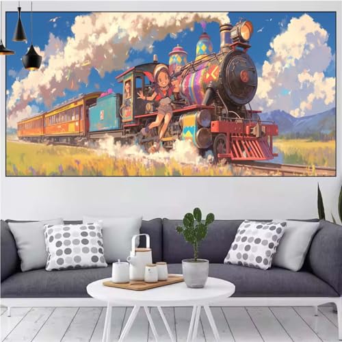 Landschaft Diamond Painting xxl 80x160cm Diamond Painting Erwachsene Zug Diamant Malerei Set,Mosaikherstellung Malen Nach Zahlen Cross Stickerei Kunst Leinwand Malerei Kits,Décor Gifts Frauen CN-279 Landschaft Diamond Painting xxl 80x160cm Diamond Painting Erwachsene Zug Diamant Malerei Set,Mosaikherstellung Malen Nach Zahlen Cross Stickerei Kunst Leinwand Malerei Kits,Décor Gifts Frauen CN-279 von Generic