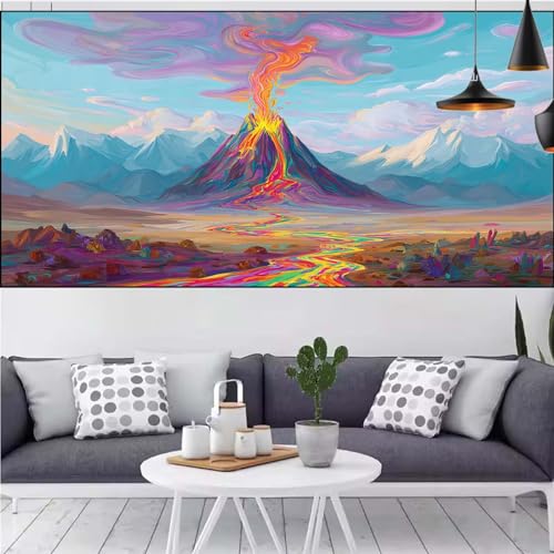 Landschaft Diamond Painting xxl 90x180cm Diamond Painting Erwachsene Vulkan Diamant Malerei Set,Mosaikherstellung Malen Nach Zahlen Cross Stickerei Kunst Leinwand Malerei,Décor Geschenke Frauen CQ-25 Landschaft Diamond Painting xxl 90x180cm Diamond Painting Erwachsene Vulkan Diamant Malerei Set,Mosaikherstellung Malen Nach Zahlen Cross Stickerei Kunst Leinwand Malerei,Décor Geschenke Frauen CQ-25 von Generic