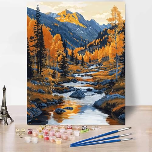 Landschaft Malen Nach Zahlen Erwachsene BäUme Malen Nach Zahlen Kreativ Set Erwachsene 70 x 95 cm, Leinwand Ölgemälde Bastelset mit Pinsel und Farben für Deko, Geschenke für Frauen, Ohne Rahmen -XY629 Landschaft Malen Nach Zahlen Erwachsene BäUme Malen Nach Zahlen Kreativ Set Erwachsene 70 x 95 cm, Leinwand Ölgemälde Bastelset mit Pinsel und Farben für Deko, Geschenke für Frauen, Ohne Rahmen -XY629 von Generic