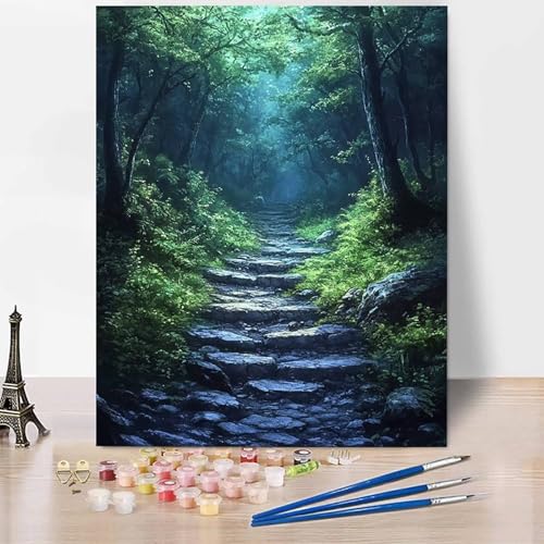 Landschaft Malen Nach Zahlen Erwachsene Sauerstoffbar Malen Nach Zahlen Kreativ Set Erwachsene 70×95cm, Leinwand Ölgemälde Bastelset mit Pinsel und Farben für Geschenke für Frauen, Ohne Rahmen -XY174 Landschaft Malen Nach Zahlen Erwachsene Sauerstoffbar Malen Nach Zahlen Kreativ Set Erwachsene 70×95cm, Leinwand Ölgemälde Bastelset mit Pinsel und Farben für Geschenke für Frauen, Ohne Rahmen -XY174 von Generic
