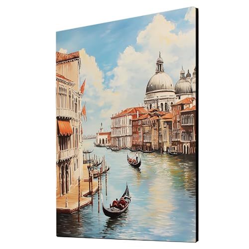 Landschaft Malen Nach Zahlen Erwachsene Venedig Malen Nach Zahlen 70 x 50CM DIY Basteln Erwachsene Klarheit Farbe Leinwan Bilder mit Acrylfarben Set 3 Typen Pinsel für Wanddeko Wohnzimmer 2YH-5055 Landschaft Malen Nach Zahlen Erwachsene Venedig Malen Nach Zahlen 70 x 50CM DIY Basteln Erwachsene Klarheit Farbe Leinwan Bilder mit Acrylfarben Set 3 Typen Pinsel für Wanddeko Wohnzimmer 2YH-5055 von Generic