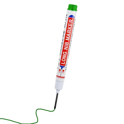 Langkopf-Tieflochmarker – Langkopf-Marker mit langer Spitze, Tieflochmarker mit langer Spitze | Bunte Markierungswerkzeuge mit tiefer Reichweite von Carpint von Generic