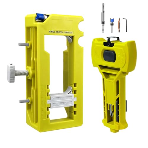 Langlebige Scharnier Vorlage Tür Carpentry Tools Präzisionsscharnier -Scharnier -Router -Schnittvorlage Hochleistungsscharnier -Scharnier -Reparatur -Werkzeugkabinett Scharnierscharnier -Scharnier -Sc von Generic