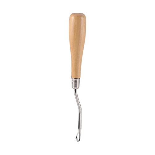 Latch Hook Tool, Latch Hook Kits für Erwachsene 15,8 Cm Lang Gebogener Lackhaken Häkeln Nadel Latch Haken mit Holzgriff Bastelhaarverlängerung Haken für Haarfahrzeuge Zöpfe Teppiche Pullover Latch Hook Tool, Latch Hook Kits für Erwachsene 15,8 Cm Lang Gebogener Lackhaken Häkeln Nadel Latch Haken mit Holzgriff Bastelhaarverlängerung Haken für Haarfahrzeuge Zöpfe Teppiche Pullover von Generic