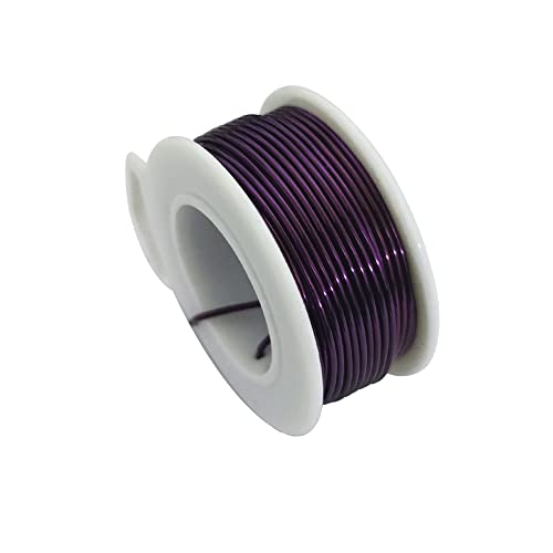 LeGold Kupfer-Basteldraht, 22 Gauge, 9,1 m, versilbert, anlaufgeschützt, violett LeGold Kupfer-Basteldraht, 22 Gauge, 9,1 m, versilbert, anlaufgeschützt, violett von Generic