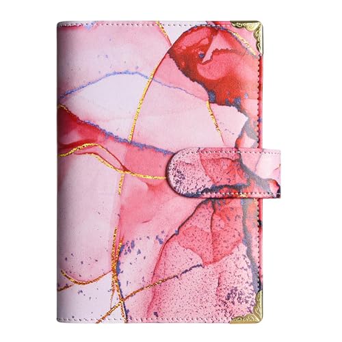 Leder Cash Organizer - Finanzplanner Ordner A6 Ringbuch | 6 Ring Budget Organizer | A6 Ringbuch | A6 Ringbuch | Personal Planer Cover r von Generic