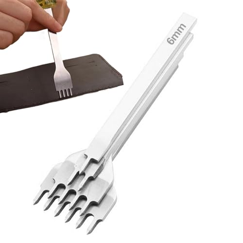 Lederlochzange Für Lederstiche & Näharbeiten, 4X Zinken Leder Gravur Lochstanzen, Handlocher Set Für Lederarbeiten Für Heimwerker & Anfänger Lederlochzange Für Lederstiche & Näharbeiten, 4X Zinken Leder Gravur Lochstanzen, Handlocher Set Für Lederarbeiten Für Heimwerker & Anfänger von Generic