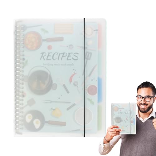 Leeres Rezeptbuch A4 | Personalisiertes Kochbuchjournal zum Schreiben von Familienrezepten, Hardcover -Rezept -Notizbuch mit Conversion -Diagrammen, Küchenorganisator für das Kochen und Backliebhaber von Generic