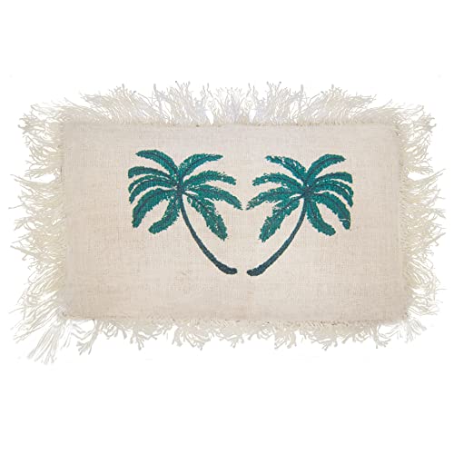 Leinenkissen 30x50cm Palme mit Fransen Leinenkissen 30x50cm Palme mit Fransen von Generic
