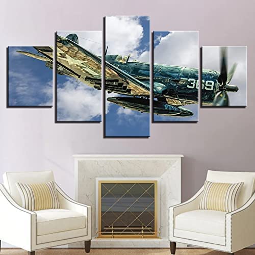Leinwand Wandkunst Modulare Bilder Wohnkultur 5 Stücke Flugzeug Fliegt Über Das Meer Mit Rahmen 150 X 100 Cm Gemälde Wohnzimmer Hotelrestaurant Kinderzimmer Schlafzimmer Hd Gedruckt Animation Poster Leinwand Wandkunst Modulare Bilder Wohnkultur 5 Stücke Flugzeug Fliegt Über Das Meer Mit Rahmen 150 X 100 Cm Gemälde Wohnzimmer Hotelrestaurant Kinderzimmer Schlafzimmer Hd Gedruckt Animation Poster von Generic