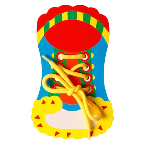 Lernen Sie Kinderschuhe zu binden – Lernwerkzeug zum Schnüren von Schuhen, Lernspielzeug zum Einfädeln von Schuhen, Spielzeug zum Anziehen von Schuhen, Schnürübungen Lernen Sie Kinderschuhe zu binden – Lernwerkzeug zum Schnüren von Schuhen, Lernspielzeug zum Einfädeln von Schuhen, Spielzeug zum Anziehen von Schuhen, Schnürübungen von Generic