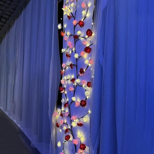 Leuchtende Fee mit Rosen-Dekorationen, leuchtende Fee mit Rosenblüten - USB-Lichtfee mit sicherem Design - Leuchtende Fee mit romantischen Rosendekorationen für Familie, Freunde, inkl Leuchtende Fee mit Rosen-Dekorationen, leuchtende Fee mit Rosenblüten - USB-Lichtfee mit sicherem Design - Leuchtende Fee mit romantischen Rosendekorationen für Familie, Freunde, inkl von Generic