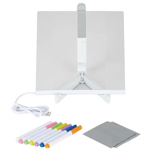 Leuchtendes Zeichenbrett für LED-Nachrichtentafel | Klare und helle Nachrichtentafel, löschbare Leuchttafel, kreative Nachrichtentafel mit Ständer, zum Zeichnen, Leuchtendes Zeichenbrett für LED-Nachrichtentafel | Klare und helle Nachrichtentafel, löschbare Leuchttafel, kreative Nachrichtentafel mit Ständer, zum Zeichnen, von Generic