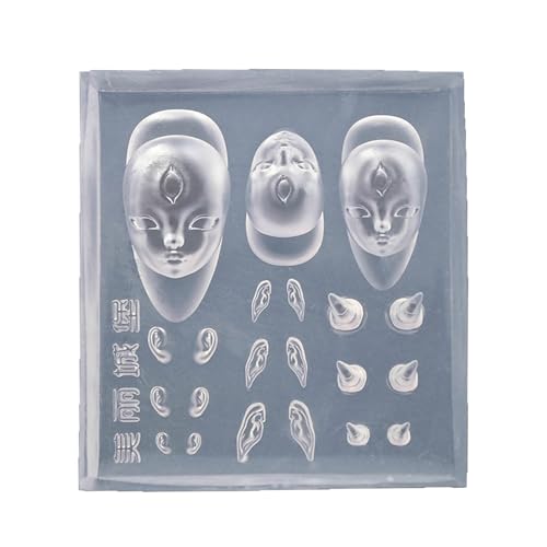 LiCANlonG Nagelkunst-Form, Handgefertigt, Silikon, DIY-Nagelwerkzeuge, Epoxidharz-Formen, Heimdekoration, Kunstharzkunst LiCANlonG Nagelkunst-Form, Handgefertigt, Silikon, DIY-Nagelwerkzeuge, Epoxidharz-Formen, Heimdekoration, Kunstharzkunst von Generic