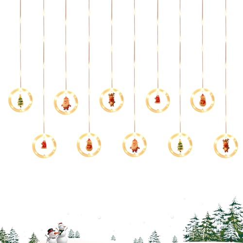 Lichterkette, Vorhang, Weihnachtsbeleuchtung für Fenster | Beleuchtung, dimmbar, wasserdicht, romantisch, für Innen / Außen / Hochzeit / Schlafzimmer / Baum / Terrasse Lichterkette, Vorhang, Weihnachtsbeleuchtung für Fenster | Beleuchtung, dimmbar, wasserdicht, romantisch, für Innen / Außen / Hochzeit / Schlafzimmer / Baum / Terrasse von Generic