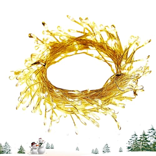 Lichterkette batteriebetrieben | 100 LEDs für Weihnachtsbaum, Stimmungsbeleuchtung, wasserdicht, für den Innen- und Außenbereich, für Terrasse, Foyer, Fenster, Partys Lichterkette batteriebetrieben | 100 LEDs für Weihnachtsbaum, Stimmungsbeleuchtung, wasserdicht, für den Innen- und Außenbereich, für Terrasse, Foyer, Fenster, Partys von Generic