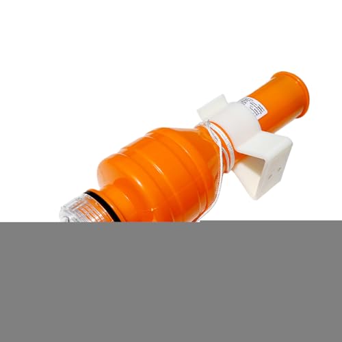 Lifebuoy-Signallicht, Kajak-Navigationslichter, Hochvidenzblitzwarnlampe für Nachtfischen, Kajakfahren, Rafting Rettungsbuoy -Licht wird von -1c bis +30 ° C nahtlos für die Zuverlässigkeit gefertigt, von Generic