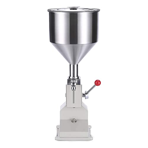 Liquid Filling Machine, A03 Manuelle Flüssigkeitsfüllmaschine, verstellbare Pastenflaschenfüllmaschine aus Edelstahl für von Generic
