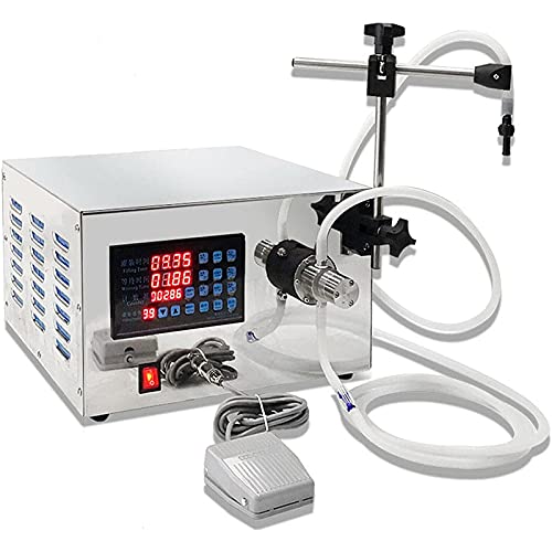 Liquid Filling Machine, Magnetische Pumpenfüllmaschine, Flüssigkeitsfüllmaschine, mit Anti-Tropf-Füllkopf, LCD-Display, von Generic