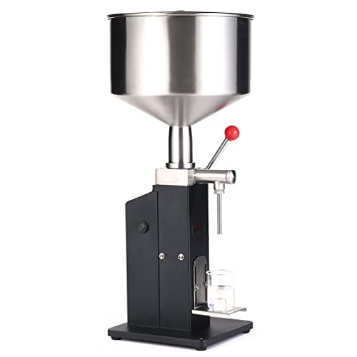 Liquid Filling Machine, Manuelle Pasten-Flüssigkeitsfüllmaschine, Flaschenfüllmaschine 5–60 ml Edelstahl-Flaschenfüllmas von Generic