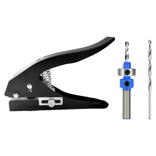 Locher – Einzellocher, langlebiger Handschneider | Leichter Metall-Perforator, griffiger Bürobedarf für Etiketten, Karten, Etiketten, Scrapbooking-Projekte von Generic