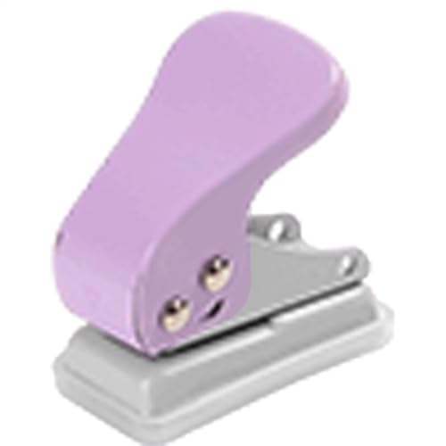 Locher - Tragbarer Papierstanzer - 1-Loch-Locher Metallstanzer, leichter Locher, Heimschulbedarf für Basteletiketten, Kleidung, Ticket, Scrapbooking-Werkzeug von Generic